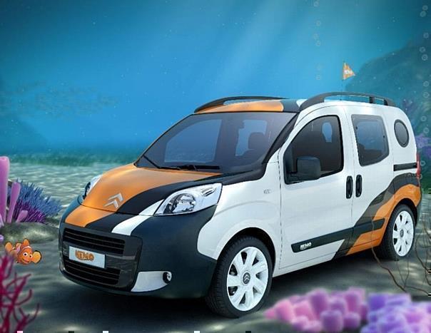 Citroën präsentiert auf der Motor Show in Bologna die Studie NEMO CONCETTO.